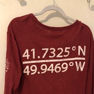 Titanic location sweater maroon medium